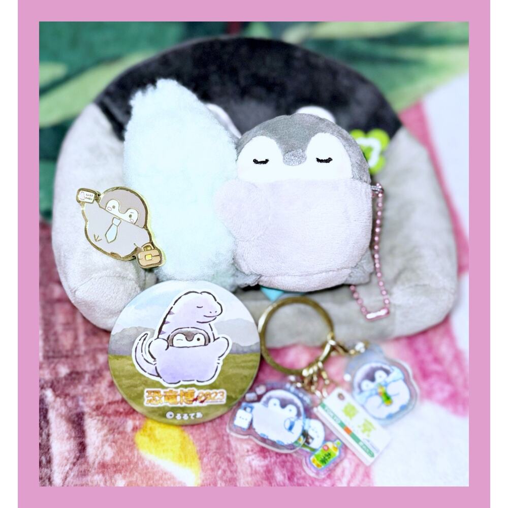 Japan Koupen-chan Mini Mascot Toy Plush Charm Badge Keychain Lot Tissue Holder